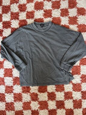 Richer Poorer relaxed crop long sleeve tee